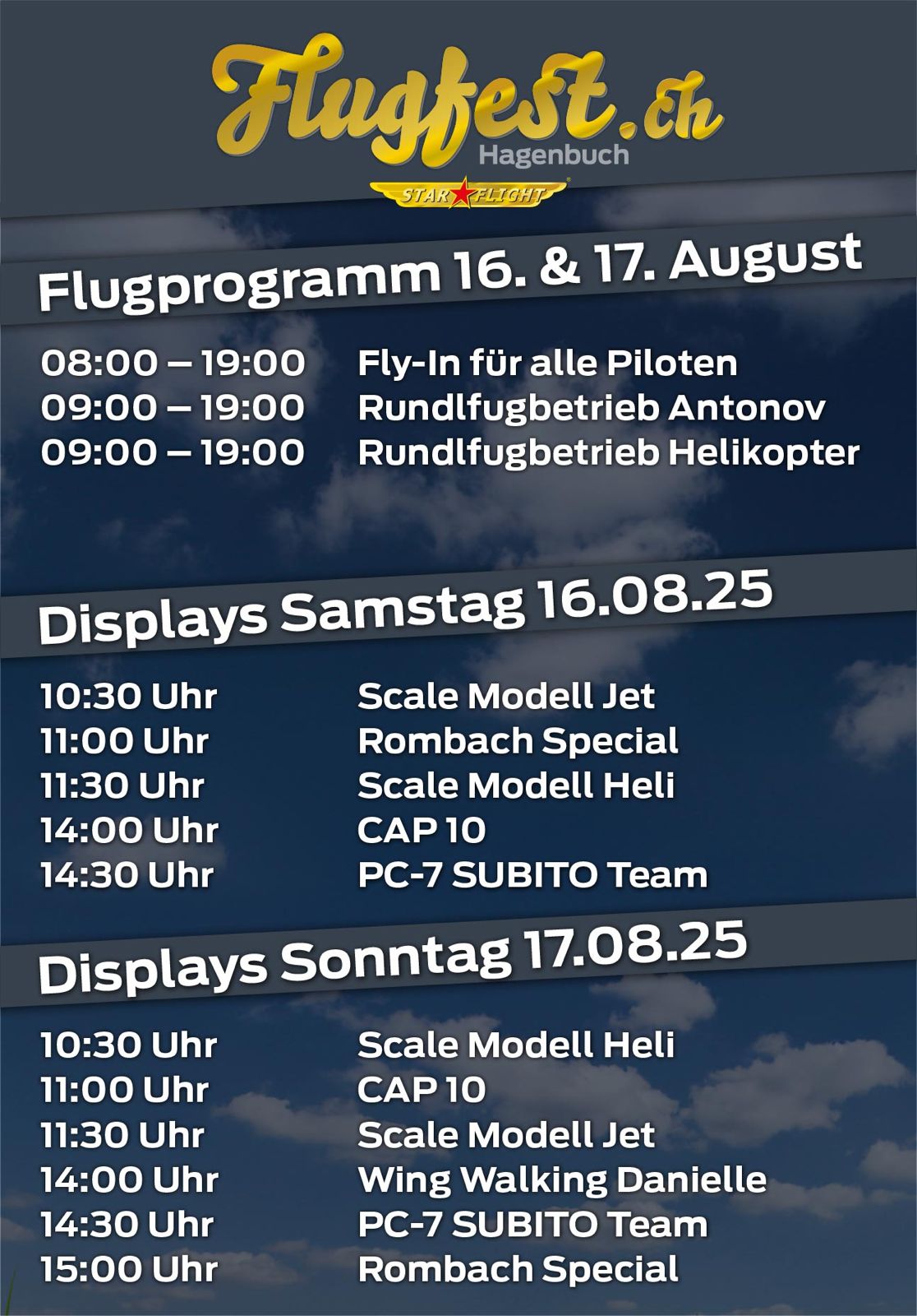 Flugprogramm Version v1